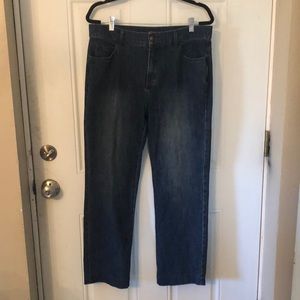 Soft Surroundings Dark Wash 5 Pocket Jeans #101206